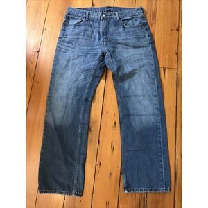 Levis 559 Classic Mens Original Riveted Straight Leg Denim Blue Jeans 36x32 36
